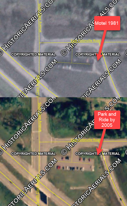 Northgate Motel - Then Vs Now (newer photo)